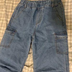 Fitted Blue Jean cargos